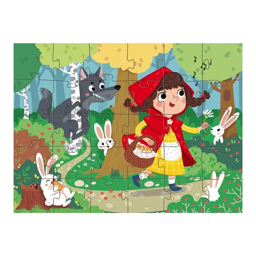 Дитячий пазл "Червона Шапочка" DoDo Toys 300694, 30 елементів - фото 3