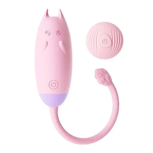 Клиторальный вибратор кошечка Lilo "We Love QiQi" USB розовый - фото 1