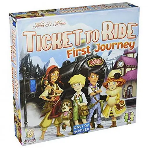 Настольная игра Days of Wonder Билет на поезд: Первое путешествие (Европа) (Ticket to Ride: First Journey (Europe)) (англ.) (DOW720027) - фото 1