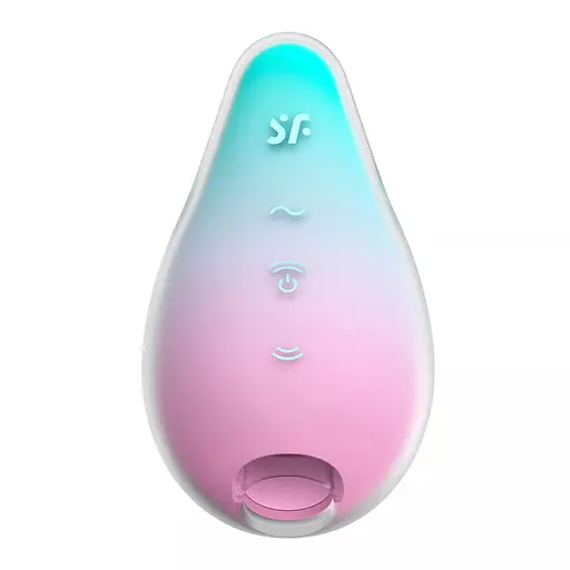 Вакуумний стимулятор клітора з вібрацією Satisfyer Mermaid Vibes м'ятний - фото 2