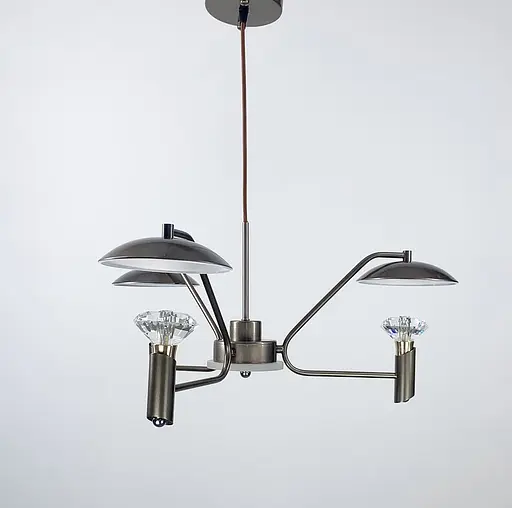 Люстра в бронзовому корпусі на 3 лампи Line.F 5005/3 GR - фото 3