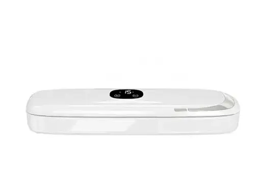 Вакуумный упаковщик Vacuum Sealer пищевых продуктов с дисплеем, работающий от сети 90 Вт Белый - фото 1