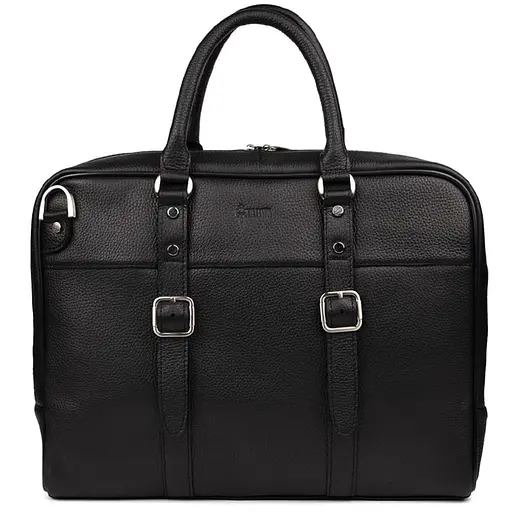 Деловая мужская сумка с ручками TARWA 30х39х10 см sum0028410 - фото 3