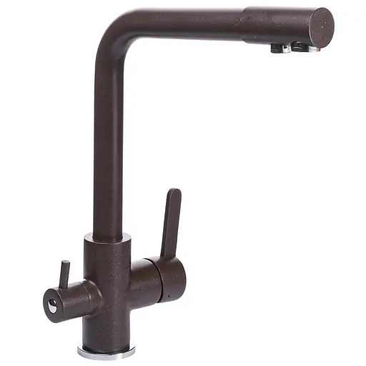 Смеситель для кухни под осмос Globus Lux GLLR-0444-6-Marone Коричневый - фото 4