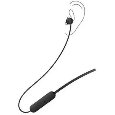 Навушники з мікрофоном Sony WI-C100 Black (WIC100B.CE7) - фото 5