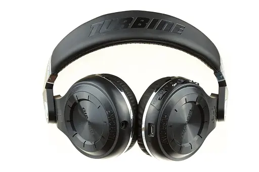 Наушники Bluedio T2 Plus со встроенным радио Bluetooth беспроводные черные - фото 6