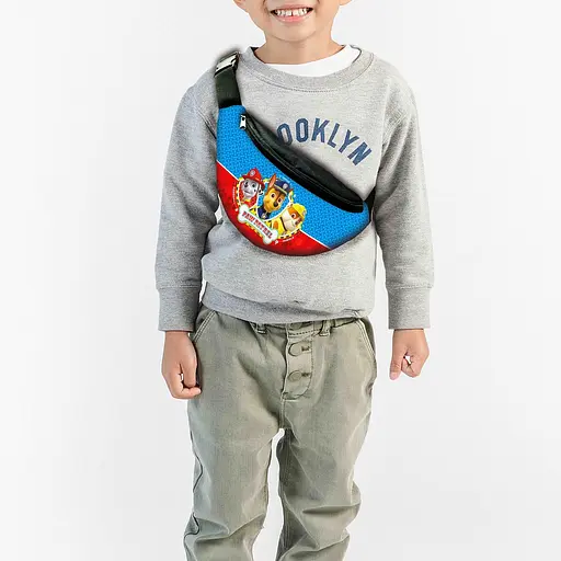 Набір дитячий Щенячий патруль рюкзак 36х27см сумка-бананка, кружка з принтом для хлопчика (01629) - фото 3