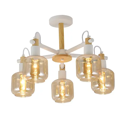 Люстра Ardero BL1450-2 DENVER під лампу білий - фото 1