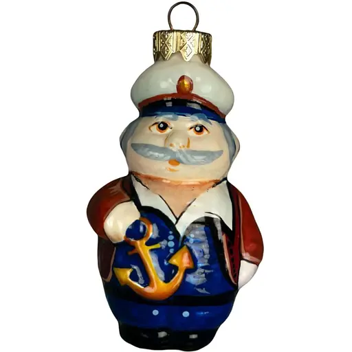 Ялинкова прикраса Різдвяні історії Моряк скло (4820001046373)