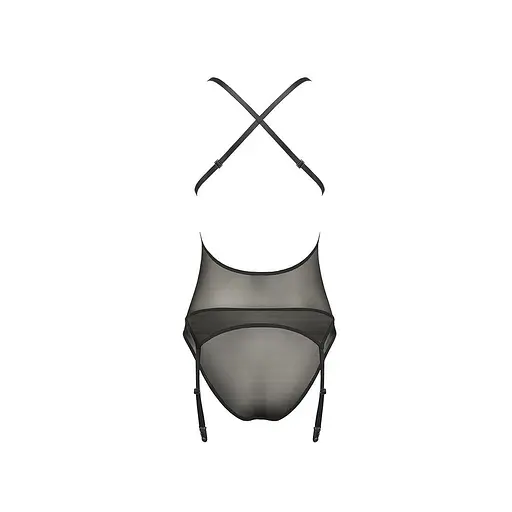 Корсет з декольте Passion ERZA CORSet black L/XL - фото 4