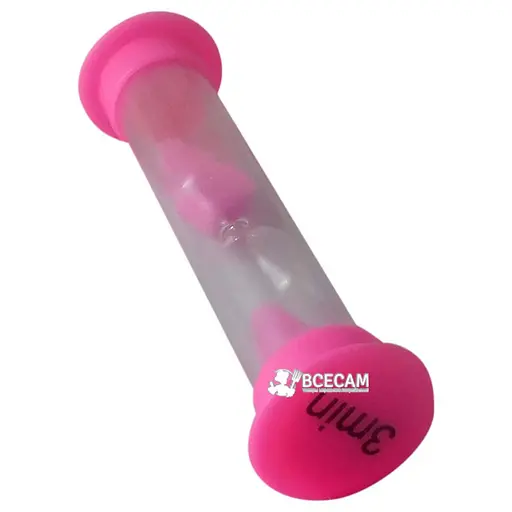 Часы песочные безопасный пластиковый тубус /3 минуты/ 81570 - фото 2