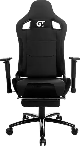 Геймерское кресло GT Racer черное (X-5108 Black) - фото 2