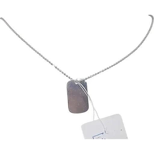 Серебряное колье Аметист для гравировки 2204048 65