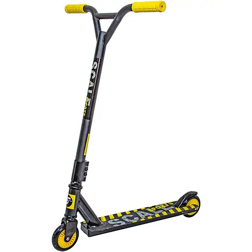 Самокат трюковий Scale Sports 80х49х10 см Чорно-жовтий 000248257