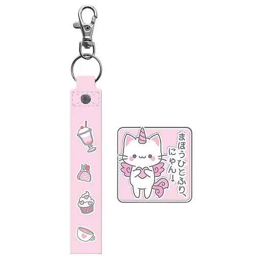Набор Kite Очаровательный котик: бейдж на липучке и подвеска (K26-3010-1) - фото 1