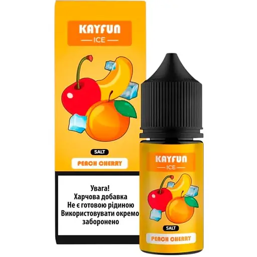 Набір компонентів для самозамісу сольової заправки Flavorlab Kayfun Ice Peach Cherry Персик Вишня 30 мл, 0-50 мг (18737) - фото 1