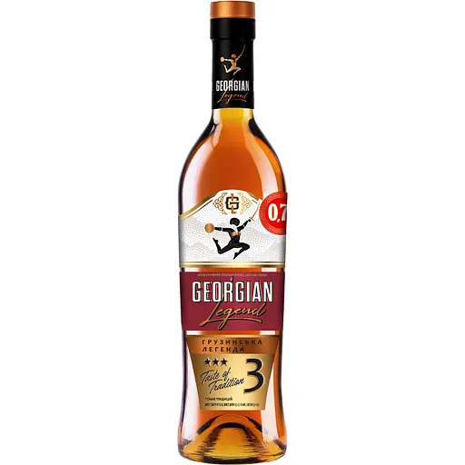Бренді Georgian Legend 3 зірки 40% 0.7 л - фото 1