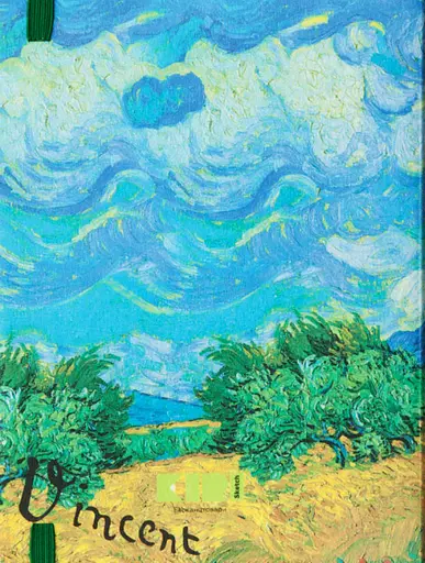 Планер-записная книжка Kiri sketch "Пшеничное поле с кипарисом" - фото 2