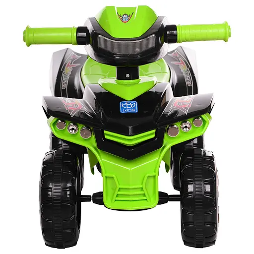 Каталка-толокар Bambi Racer M 3502-2-5 Муза, зі світловими ефектами, на батарейках, чорна-зелена - фото 4