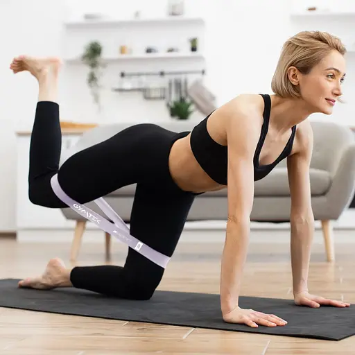 Набір резинок для фітнесу Gymtek 0,5-30кг фіолетовий - фото 4