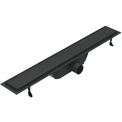 Трап лінійний Volle 600 ммз суцільною решіткою de la noche Master Linea 9000.201604 - фото 1