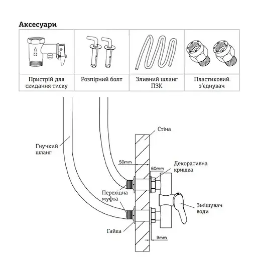 Водонагреватель Mixxus EWH-04080 Flat Dry 80 л, 2 кВт, сухой ТЭН, вертикальный, прямоугольный, белый (WH0018) - фото 2