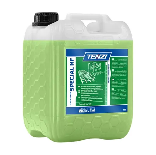 Средство для мытья промышленных полов Tenzi Super Green Specjal NF 10 л - фото 1