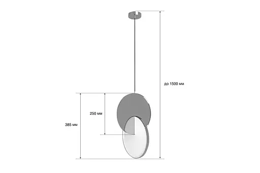 Підвісний світильник MJ-Light CHIP 250 4000K CH 16030 - фото 5