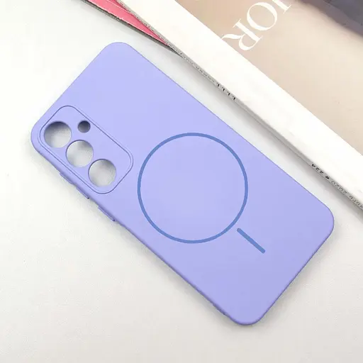 Чохол Lakshmi Silicone Cover Full Camera (AA) with MagFit для Samsung Galaxy S23+ Бузковий/Dasheen - фото 2