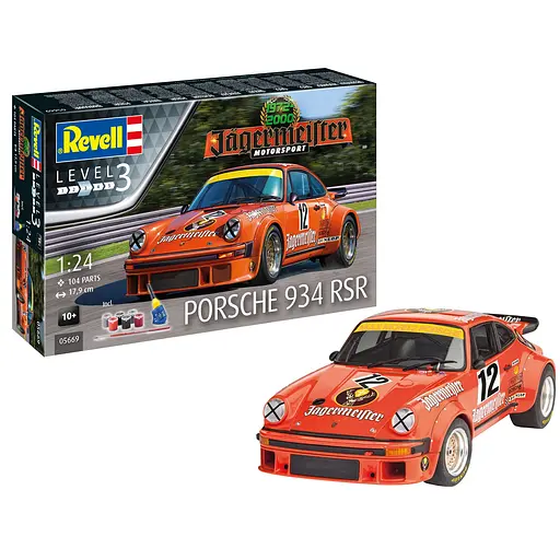 Сборная модель-копия Revell Автомобиль Porsche 934 RSR 1:24 (RVL-05669) - фото 1