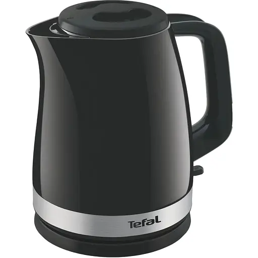 Tefal Электрочайник Delfini 1.7л, пластик, серебристо-черный