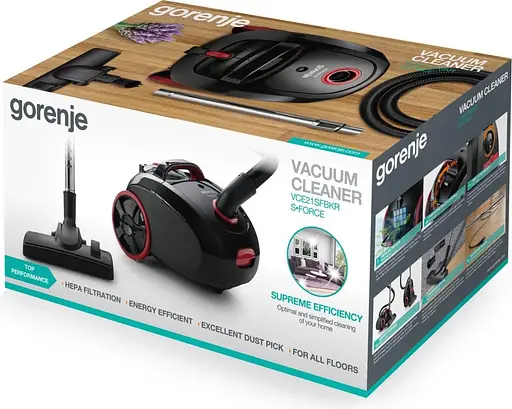 Пылесос Gorenje VCE21SFBKR (00000059745) - фото 9