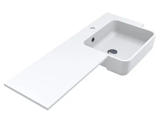 Умивальник Miraggio Fontana R matt 0001894, Білий матовий - фото 2