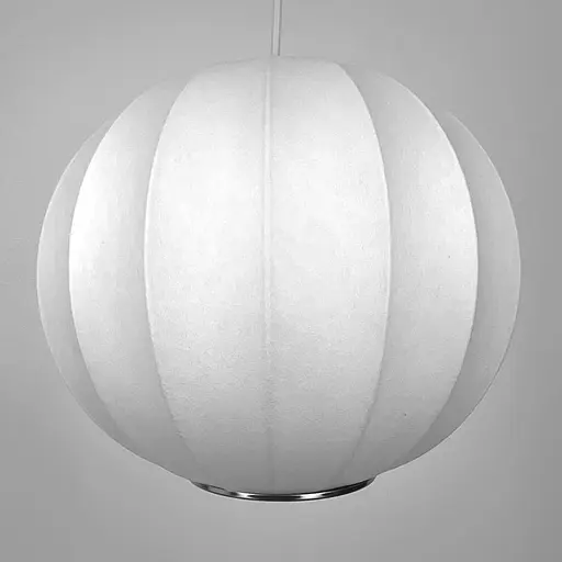 Дизайнерський світильник із полімерним абажуром Ø26x22 см Line F AK04-260 x 220 Білий - фото 6