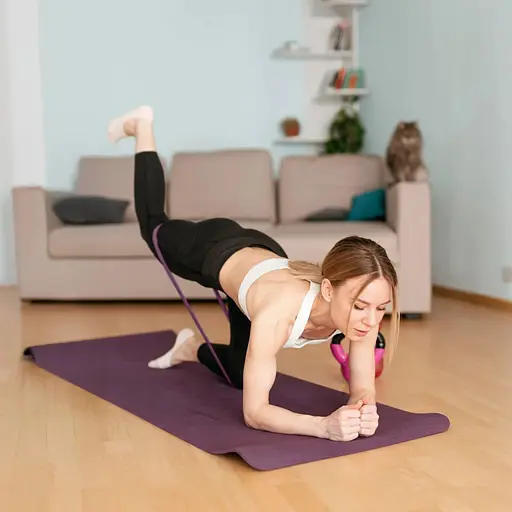 Набір резинок для фітнесу Gymtek 0,5-30кг фіолетовий - фото 7