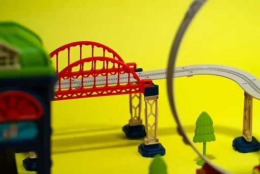 Ігровий набір Otamanko Хоробрий Паровозик трюкова залізна дорога 137 деталей - фото 8