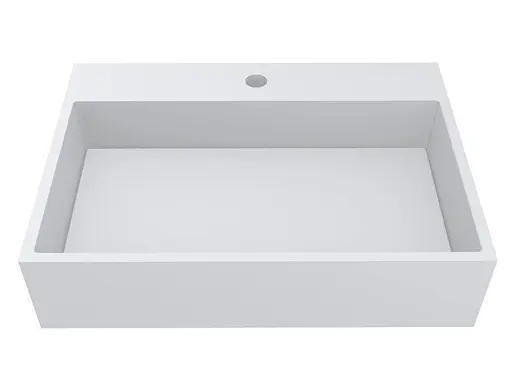 Умивальник Miraggio Mares 600 mirasoft 0001100, Білий матовий - фото 4