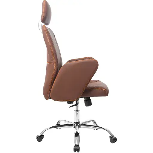 Офисное кресло GT Racer B-2380, коричневое (B-2380 Brown) - фото 4