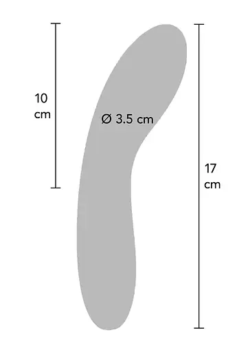 Вібратор ToyJoy Luminate 17 см (чорний) - фото 6