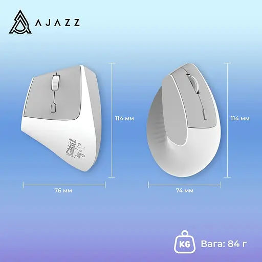 Миша Ajazz i300 White (i300-W) - фото 14