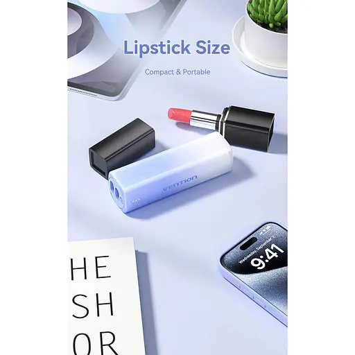 Павербанк Vention Blue 5 000 mAh / 20 Вт (FHWL0) - фото 4