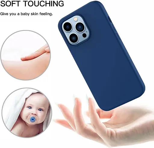 Чохол ZUSLAB зі справжнього силікону, сумісний з чохлом Apple iPhone 13 Pro Max 6,7 дюйма - фото 4