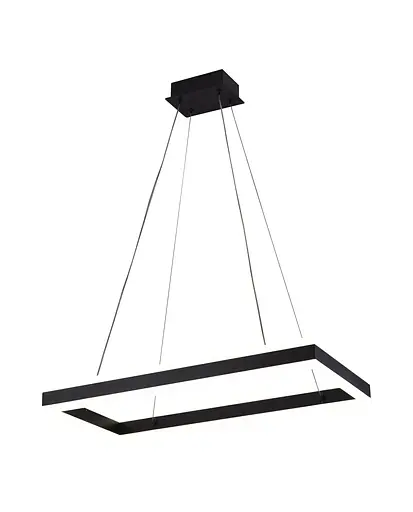 Стельова світлодіодна люстра QQD3093 (Чорний) - фото 4