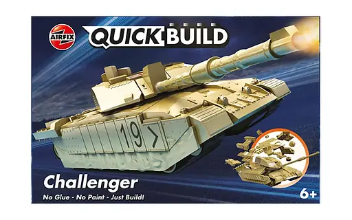 Конструктор Airfix танк Challenger Tank Quickbuild багатобарвний J6010