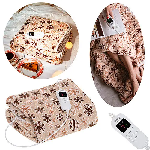 Электрическое одеяло 160x180см с таймером  супер мягкое Camry CR 7430 - фото 6