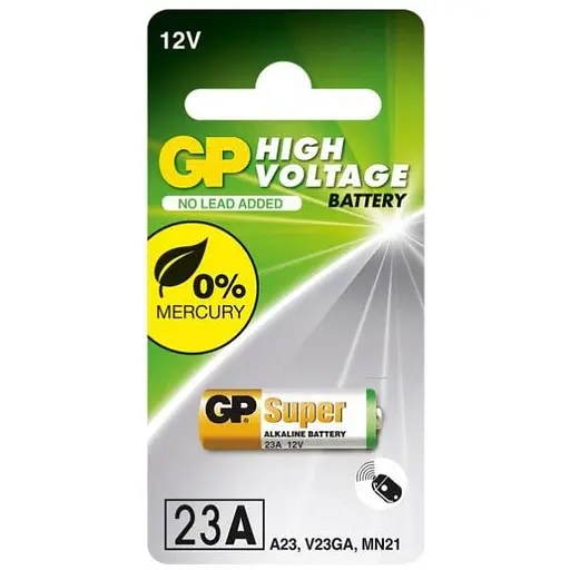 Щелочная батарейка GP Alkaline A23 12.0V (23AF-U1)
