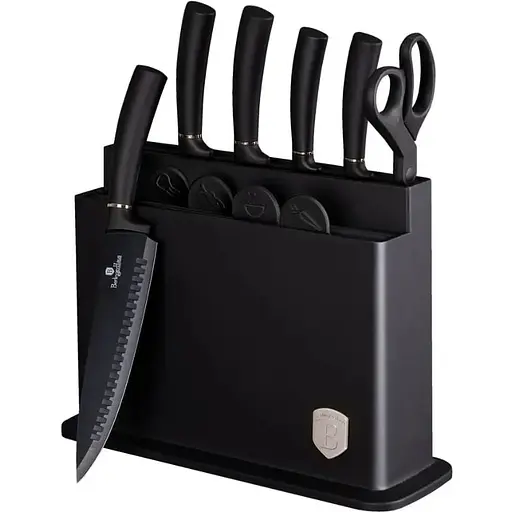 Набір ножів з дошками Berlinger Haus Black Silver Collection 11 предметів (BH-2492) - фото 1