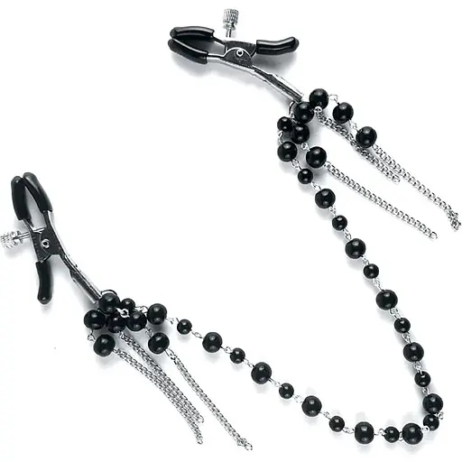 Зажим для сосков Art of Sex - Nipple clamps Afina Black - фото 3