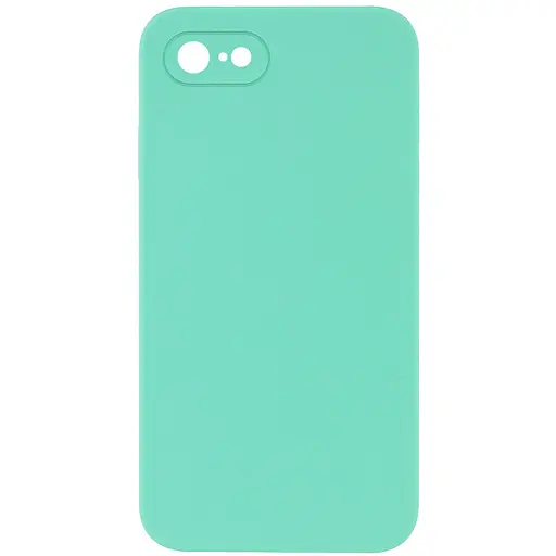 Чехол Epik Silicone Case Square Full Camera Protective AA NOLOGO для Apple iPhone 7/8/SE 2020 4.7 Бирюзовый/Turquoise