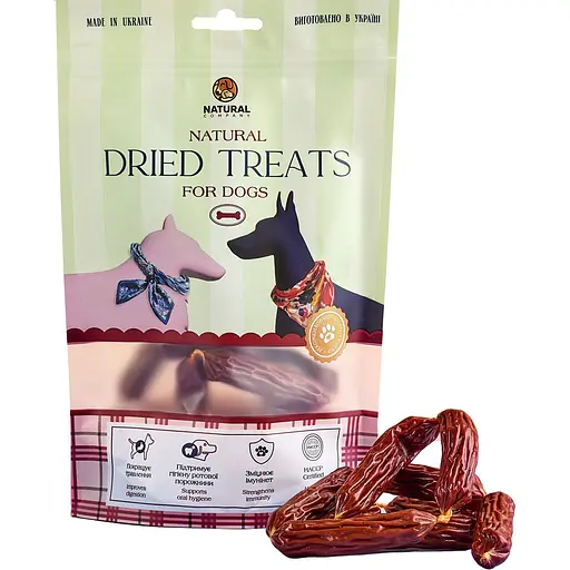 Лакомство для собак Natural Сосиски бараньи 10 шт.